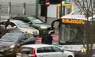 ACCIDENT în Cluj-Napoca. Trotinetist vs. autobuz CTP