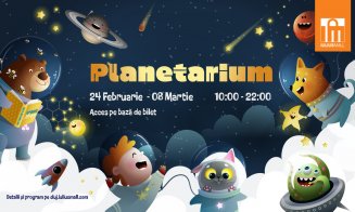 „Călătorii printre stele”, la Iulius Mall Cluj: Planetariul revine cu proiecții speciale pentru întreaga familie