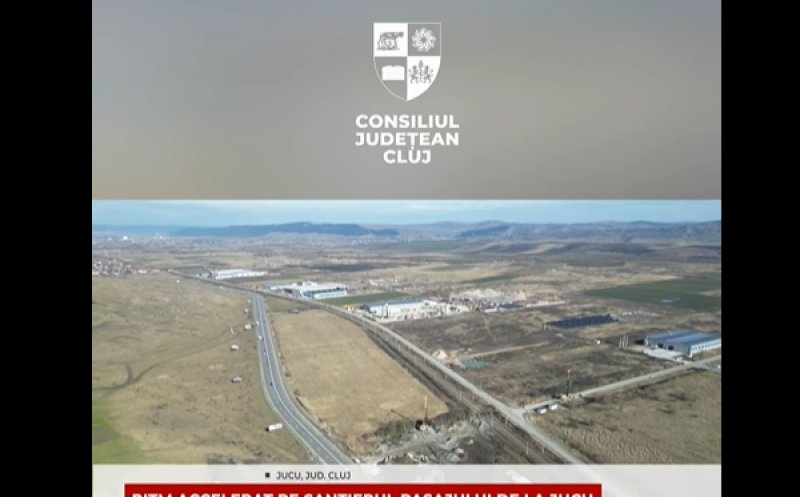 În ce stadiu sunt lucrările la pasajul de legătură dintre DN1C și Parcul Industrial TETAROM III