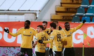 "U" Cluj, la un pas de play-off. "Studenții" întâlnesc astăzi Oțelul Galați