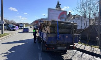 Transport de persoane și produse alimentare verificat de polițiștii clujeni. S-au dat amenzi usturătoare