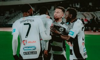 Obiectiv îndeplinit cu brio. "U" Cluj s-a distrat cu Oțelul și va juca din nou în play-off