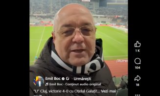 Emil Boc, euforic după calificarea Universității Cluj în play-off: „Să sărbătorim cu bere și vin”
