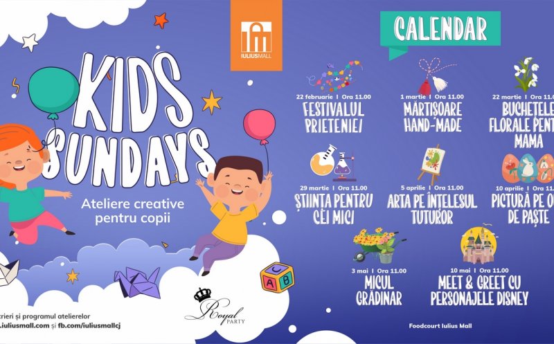 Weekend colorat la Iulius Mall Cluj: teatru de păpuși, atelier de mărțișoare și proiecții 360 de grade, Planetariu