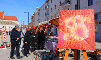 Primăvara a sosit la Turda: Târgul Mărțișorului e deschis până pe 8 martie