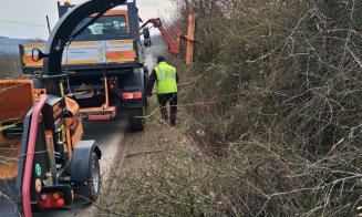 Curățenie de primăvară pe drumurile județene din Cluj! Va crește siguranța rutieră