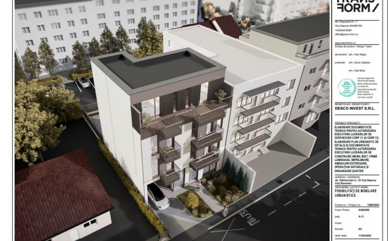 Bloc Între Lacuri, cu spațiu comercial la parter. Pe unde se face accesul auto