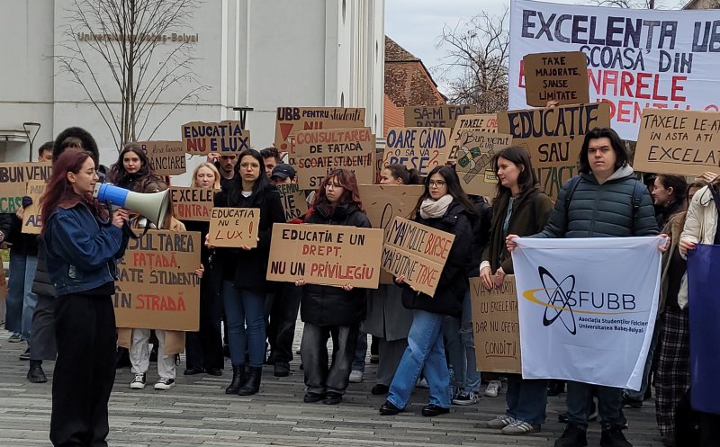Protestul a dat rezultate! Studenții UBB Cluj sunt primiți la negocieri cu conducerea universității