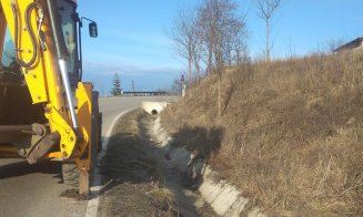 Lucrări pe mai multe drumuri județene din Cluj