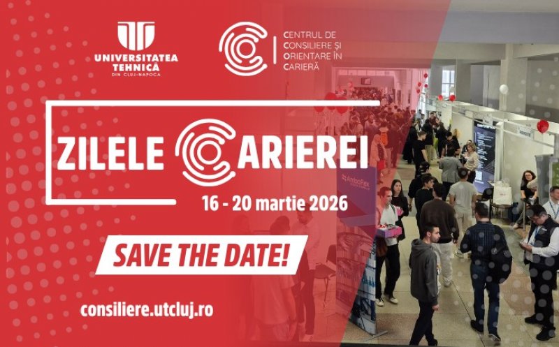 Zilele Carierei revin la UTCN. Peste 40 de companii vin în campus în fața studenților