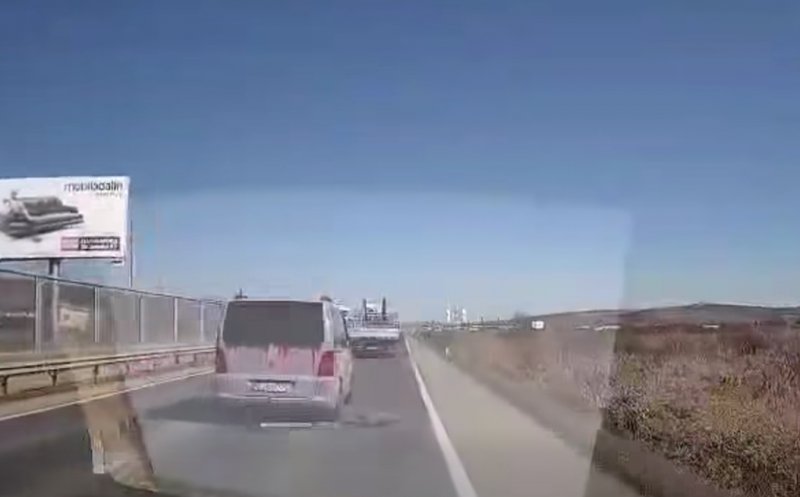 Scene incredibile pe centura Apahida–Vâlcele: un șofer își pierde toba de esapament chiar după o depășire. "Când te crezi zmeu, dar intervine karma”