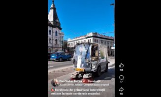 A început curățenia de primăvară la Cluj-Napoca. Dan Tarcea: Intervenții în toate cartierele, zi și noapte