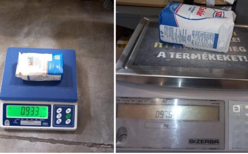 Păcăliți la cântar în supermarketuri. Punga de 1 kg cântărea de fapt 930 de grame