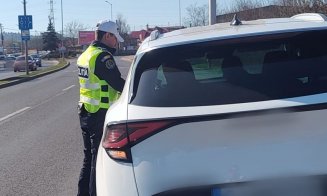 Viteză excesivă și centuri de siguranță ignorate: Polițiștii clujeni au amendat șoferi pe DN1
