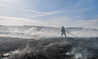 Pompierii din Cluj luptă cu incendiile de vegetație uscată: Zeci de intervenții în ultimele zile