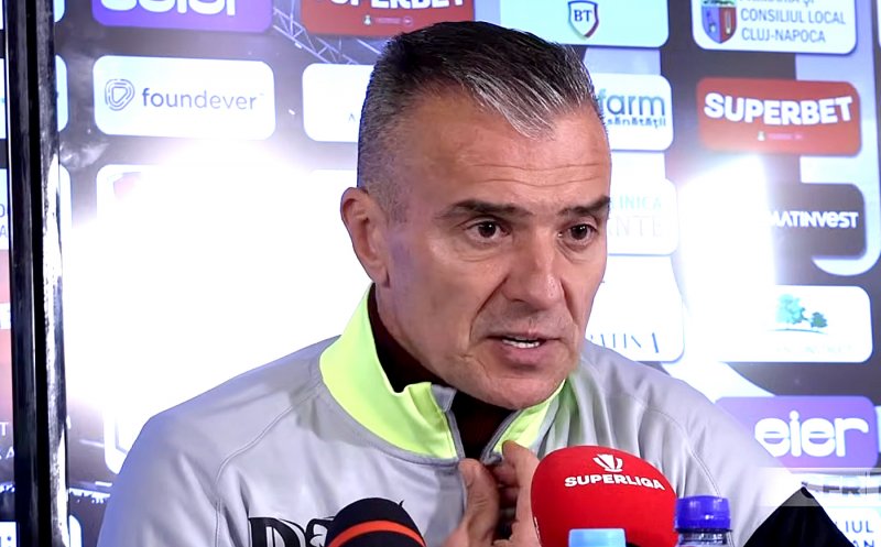 Pancu, la prima înfrângere după 11 victorii consecutive cu CFR Cluj: ”E dureros, dar mai avem 27 de puncte puse în joc”