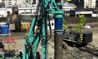 METROU CLUJ. Începe prima etapă de excavare a puțului de lansare pentru ''cârtițe''