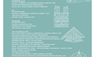 Zece zile de cultură franceză la Dej: orașul celebrează Luna Francofoniei