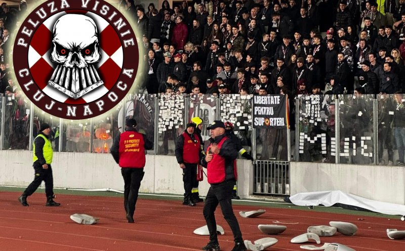Mesajul șocant al ”Peluzei Vișinii” despre distrugerile de pe Cluj Arena: ”Ochi pentru ochi. Reparațiile pot fi făcute din taxele ce le plătim noi”