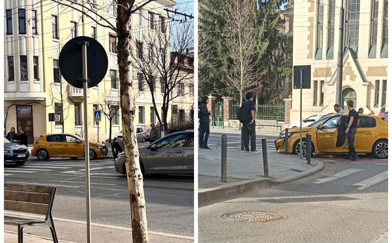 Accident pe strada Horea din Cluj. La un pas să se repete tragedia în care o tânără însărcinată a murit strivită pe trotuar