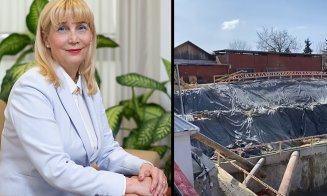 IMAGINI de pe șantierul UMF Cluj. Proiectul de 50 de milioane de euro a câștigat lupta cu apele freatice și trovanții