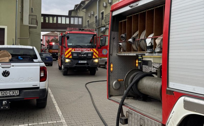 Incendiu într-un hotel din Câmpia Turzii: șapte persoane s-au autoevacuat
