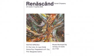 Moment special la Dej: expoziția „Renăscând” marchează 4 ani de evoluție artistică pentru Daniel Cîmpeanu