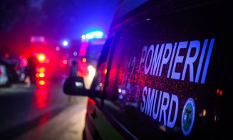 Accident teribil în Mărăști. O mașină s-a răsturnat pe podul de pe Aurel Vlaicu