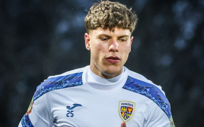 Prima imagine cu Andrei Coubiș la echipa națională. Fundașul de la "U" Cluj s-a antrenat alături de "Tricolori"