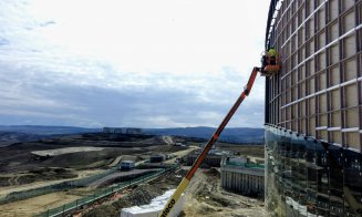 IMAGINI noi de pe șantierul Bazinului Olimpic din Borhanci: lucrările au trecut de 75%