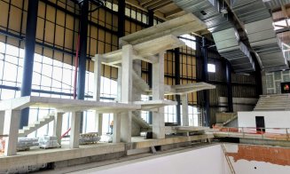 IMAGINI noi de pe șantierul Bazinului Olimpic din Borhanci: lucrările au trecut de 75%