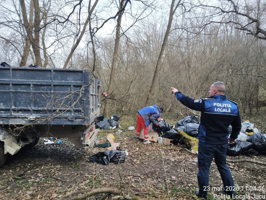 Primăria Jucu avertizează: „Deșeurile abandonate în păduri nu vor fi tolerate”