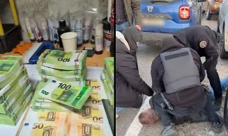 Fabrică de bani FALȘI în România. Rețea, unde s-au falsificat 1,2 milioane de euro, destructurată