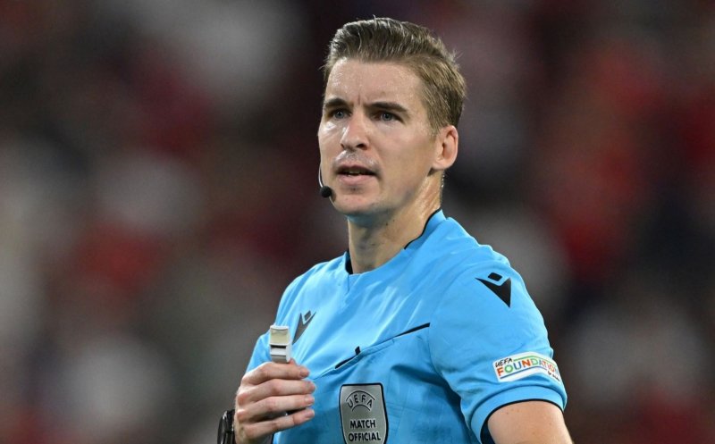 UEFA a stabilit arbitrul partidei Turcia - România. Cine va conduce jocul