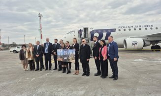 10 ANI de zboruri Cluj-Napoca - Varșovia. Ruta care a conectat Transilvania la întreaga lume își crește frecvențele