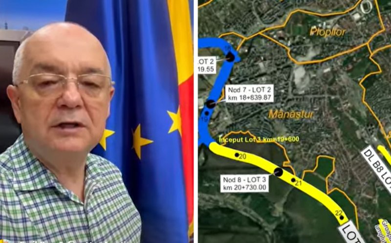 Centura Metropolitană a Clujului: a fost scos la licitație tronsonul 3, cu tuneluri, în valoare de 262 mil. euro