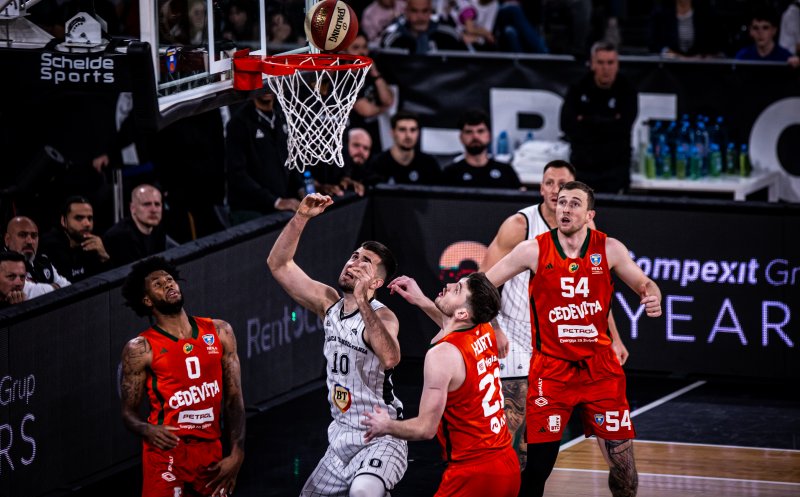 Meci nebun la Cluj-Napoca. U-BT câștigă duelul cu Cedevita Olimpija Ljubljana în ABA League