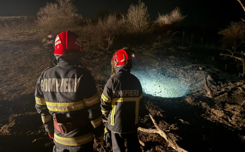 Dronă rusească prăbușită în România noaptea trecută. A provocat și un crater / Mesaj RO-ALERT