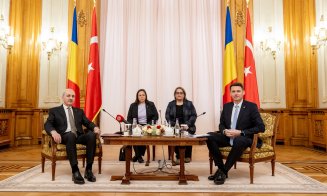 În ziua marelui meci Turcia-România, Mircea Abrudean l-a primit pe omologul turc la Senat: „Cooperarea noastră rămâne esențială”