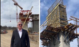 Remus Lăpușan, pe șantierul Autostrăzii Transilvania: „Viaductul de la Nădășelu avansează în ritm susținut”