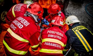 Bărbat din Cluj, în stare GRAVĂ după ce a căzut de pe o schelă