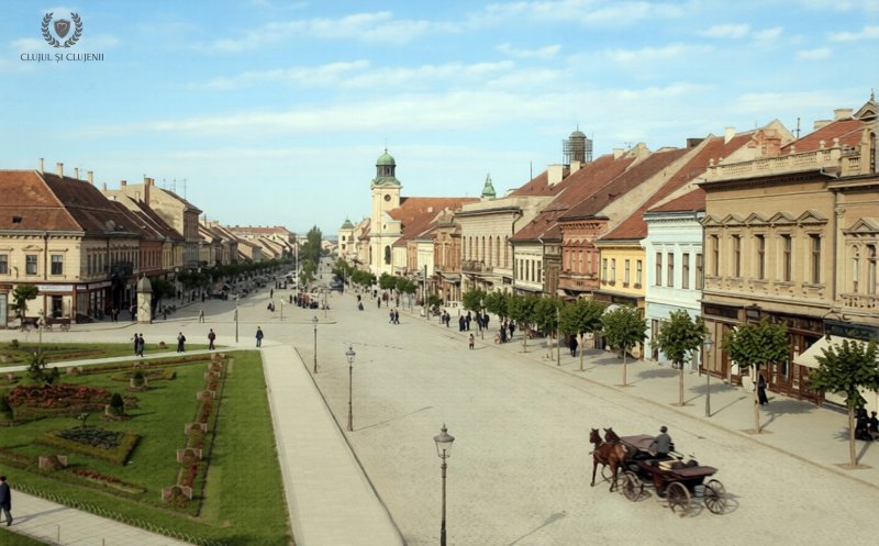 Cartea poștală a fost realizată în Cluj, în timpul Regatului Ungar