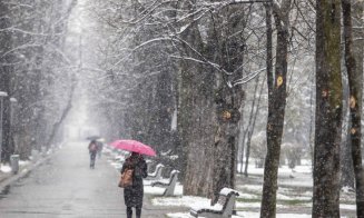 Cod galben de ploi şi, la munte, ninsori, cu depunerea unui strat de zăpadă consistent, şi viscol, în 20 de judeţe