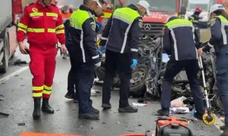 IMAGINI terifiante de la locul tragediei din Sânpaul / 5 persoane și-au pierdut viața