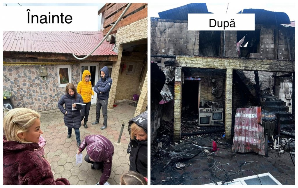 „Cum dispare totul într-o clipă”. Drama sfâșietoare a unei familii din Cluj, rămasă fără casă după un incendiu devastator