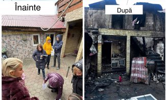 „Cum dispare totul într-o clipă”. Drama sfâșietoare a unei familii din Cluj, rămasă fără casă după un incendiu devastator
