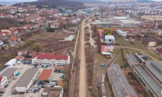 Imagini de pe șantierul căii ferate din Cluj-Napoca