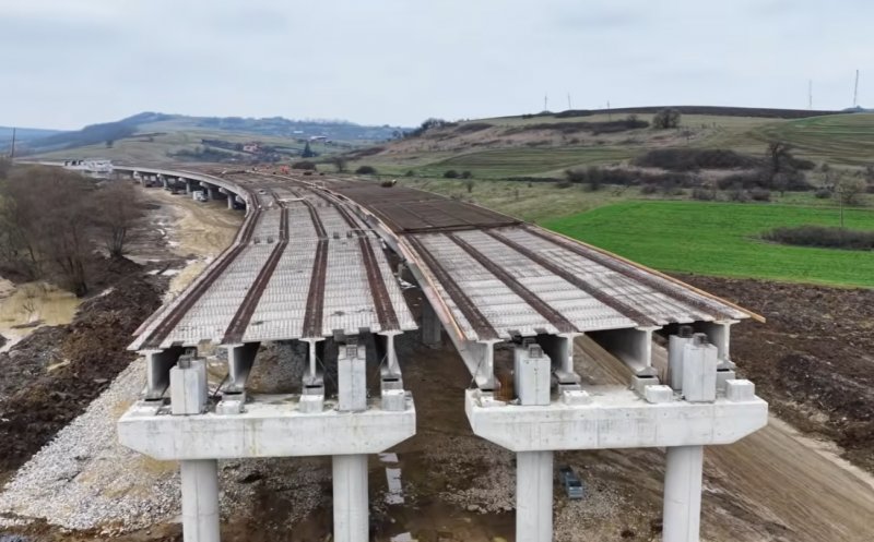 IMAGINI spectaculoase de pe A3: Özaltin a prins avânt pe Nădășelu-Topa Mică. Viaductele cresc văzând cu ochii