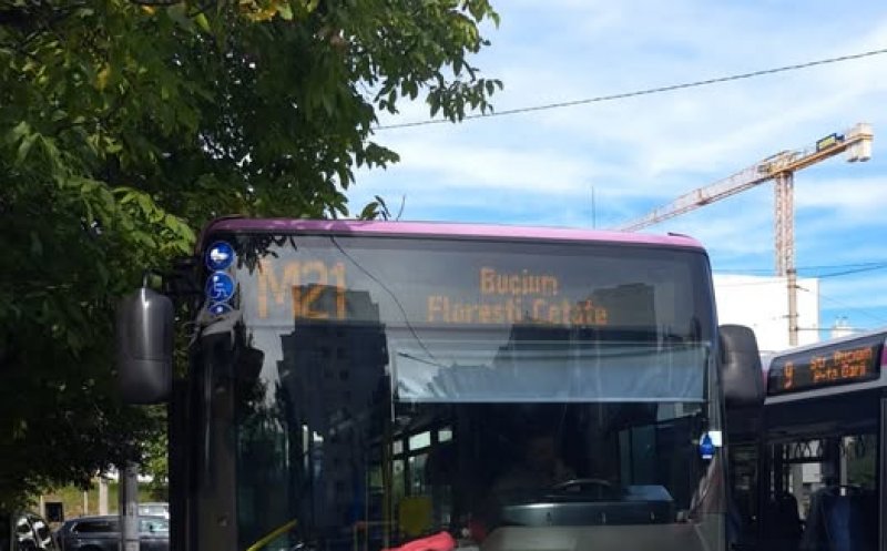 Autobuzele de pe linia M21 vor circula timp de trei zile pe traseu deviat