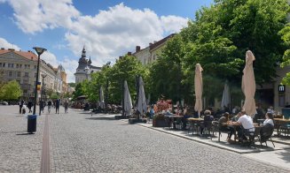 Se scot la închiriere TERASELE din centrul Clujului. Cât plăresc patronii de localuri pe lună